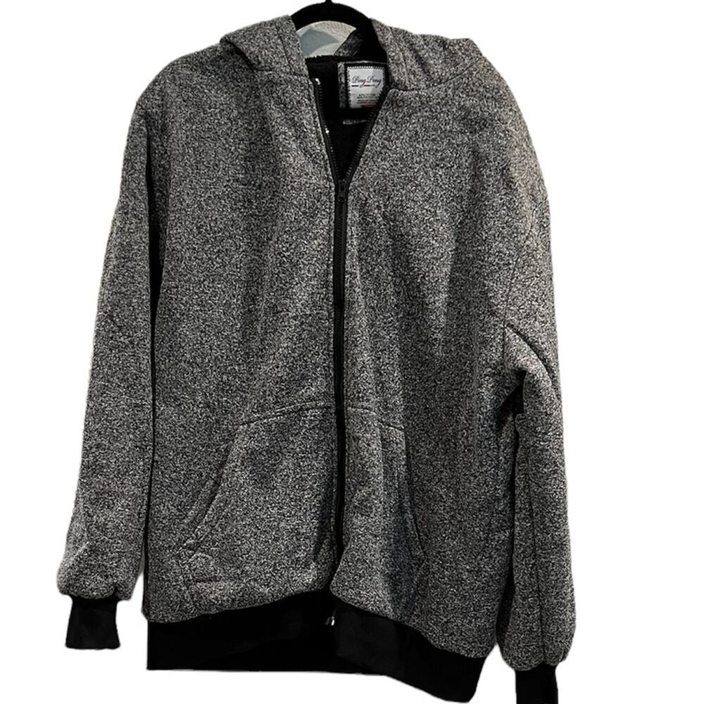 PING PONG PRO JACKET SWEATER HOODIE ZIP-UP Mens 2XL Gray Fall winter cozy
